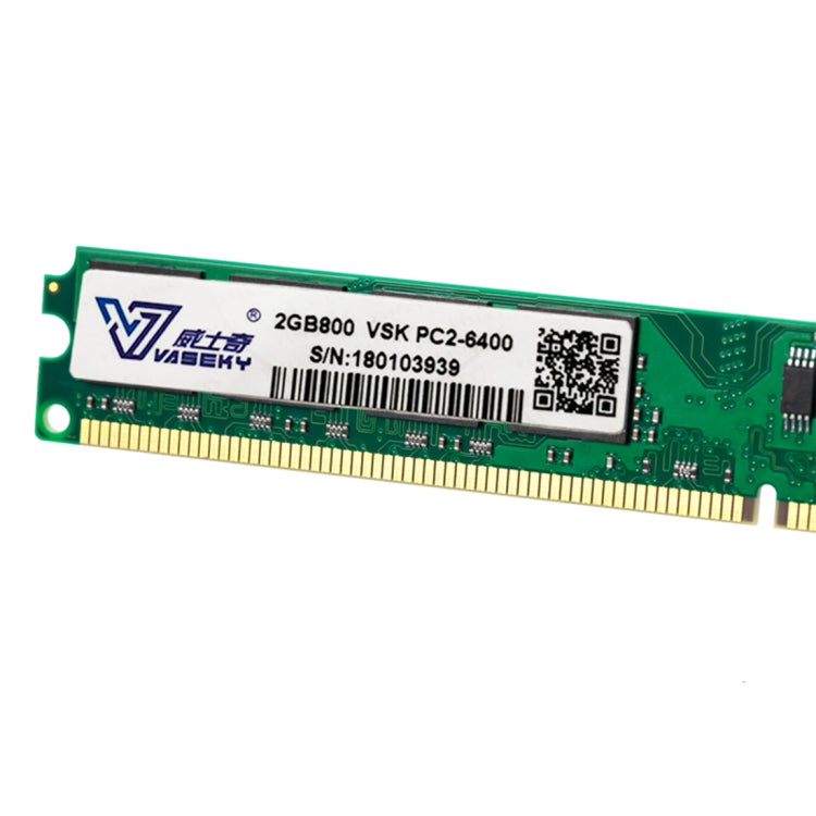 Modulo RAM Vaseky 2GB DDR2 800MHz PC2-6400 per Desktop