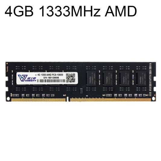 Vaseky Modulo RAM di memoria PC DDR3 AMD PC3-10600 da 4 GB 1333 MHz per desktop, 4GB 1333MHz AMD