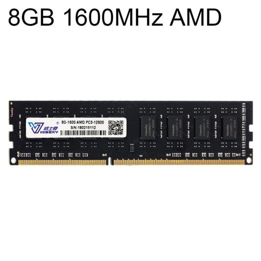 Vaseky Modulo RAM di memoria PC DDR3 AMD PC3-12800 da 8 GB 1600 MHz per desktop, 8GB 1600MHz AMD