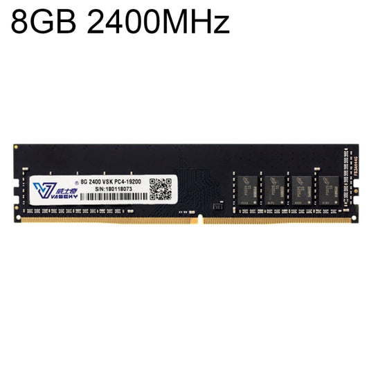 Vaseky Modulo RAM di memoria PC DDR4 da 8 GB 2400 MHz PC4-19200 per desktop, 8GB 2400MHz