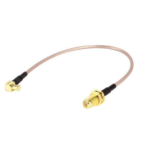 Cavo Coassiale RF RG316 15 cm con Adattatore Angolare SMA Maschio a