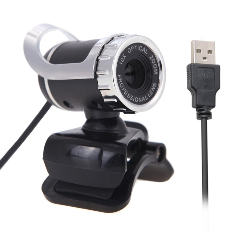 WebCam USB 2.0 HD 480p con Microfono e Visione a 360° per PC e Laptop