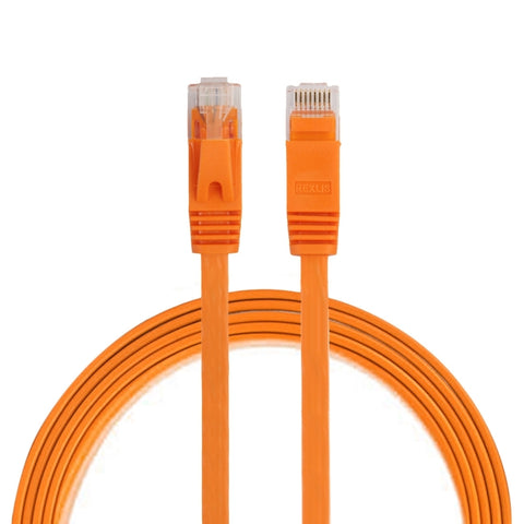 Cavo LAN di rete Ethernet piatto ultrasottile CAT6 da 1 m, cavo patch RJ45, Length: 1m