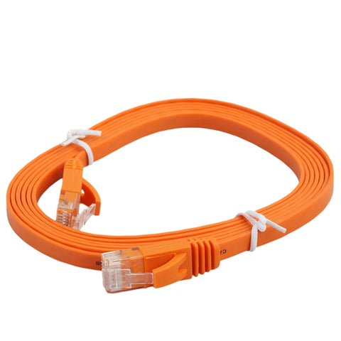 Cavo LAN di rete Ethernet piatto ultrasottile CAT6 da 2 m, cavo patch RJ45, Length: 2m