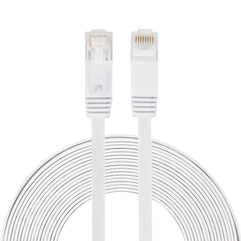 Cavo LAN di rete Ethernet piatto ultrasottile CAT6 da 8 m, cavo patch RJ45, Length: 8m
