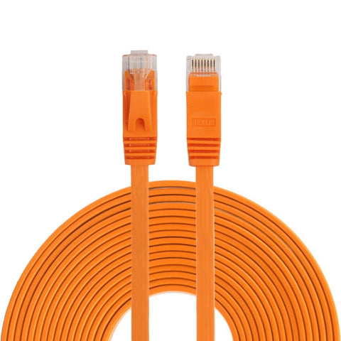 Cavo LAN di rete Ethernet piatto ultrasottile CAT6 da 10 m, cavo patch RJ45, Length: 10m