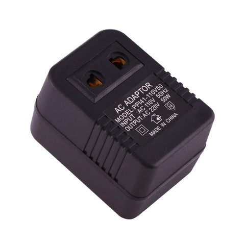 Adaptateur pour prise de courant CA de 110 V à 220 V 50 W, pour la colonne UE/USA à la colonne américaine, 110 V à 220 V 50 W