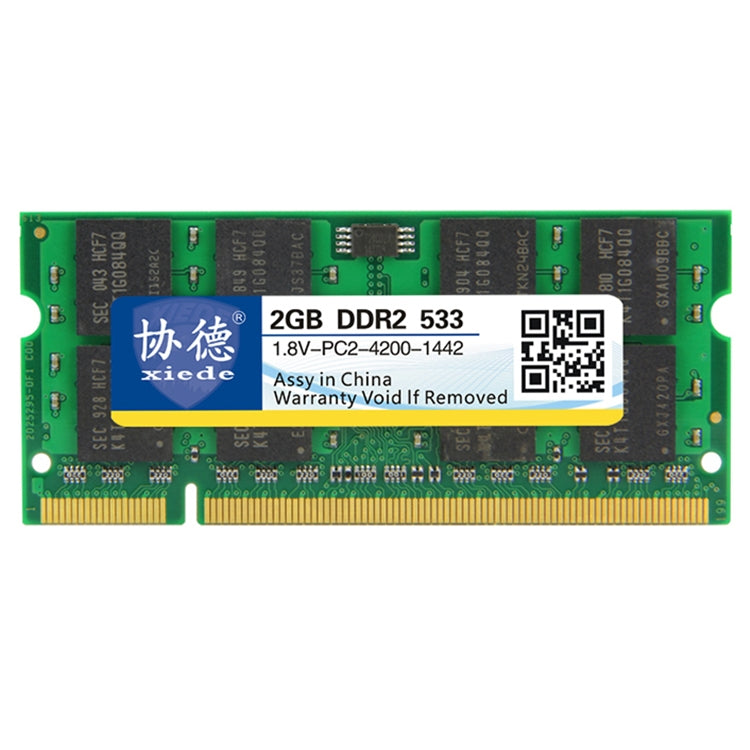 XIEDE X029 DDR2 533 MHz 2 GB Modulo RAM di memoria a compatibilità completa generale per laptop, 533MHz 2GB