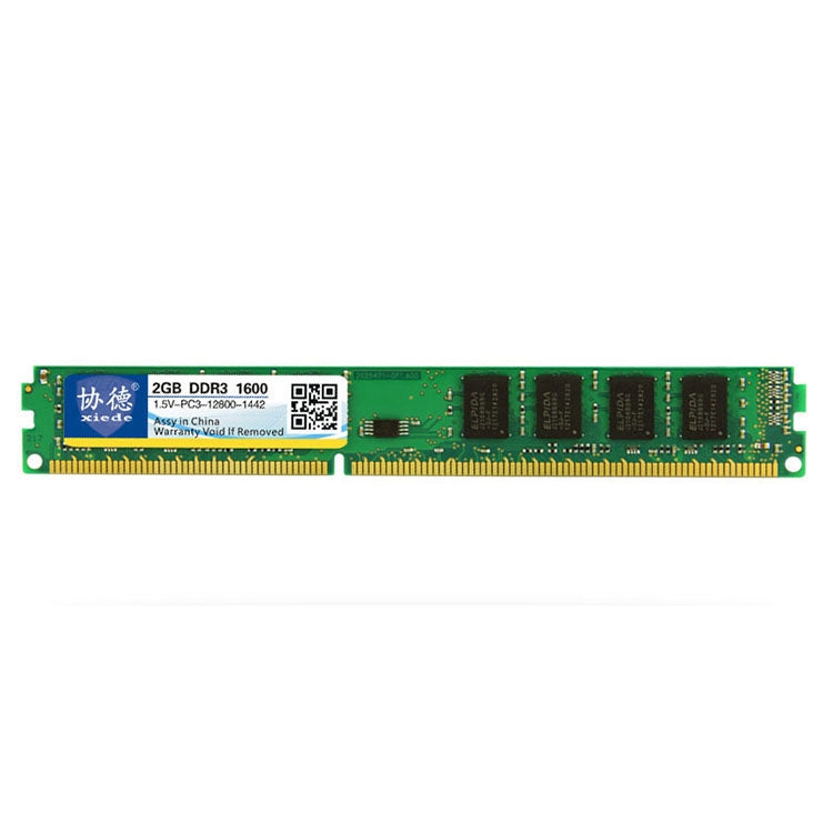 XIEDE X033 DDR3 1600 MHz 2 GB 1,5 V Modulo RAM di memoria a piena compatibilità generale per PC desktop, 1600MHz 2GB 1.5V General Full Compatibility