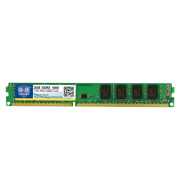XIEDE X033 DDR3 1600 MHz 2 GB 1,5 V Modulo RAM di memoria a piena compatibilità generale per PC desktop, 1600MHz 2GB 1.5V General Full Compatibility