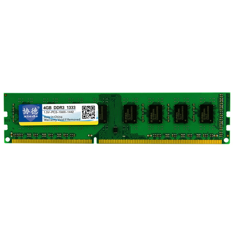 XIEDE X037 DDR3 1333 MHz 4 GB Modulo RAM di memoria a strisce generali e speciali per PC desktop, 1333MHz 4GB General AMD Special Strip