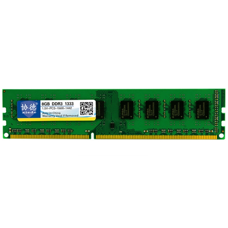 XIEDE X038 DDR3 1333 MHz 8 GB Modulo RAM di memoria speciale AMD generale per PC desktop, 1333MHz 8GB General AMD Special Strip