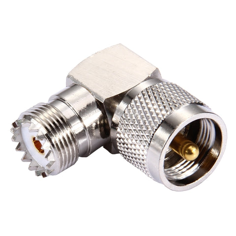 Connettore UHF femmina a maschio UHF, gomito a 90 gradi, UHF Female to Male