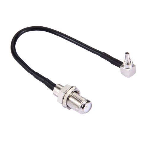 Cavo CRC9 da 90 gradi da gomito a F femmina RG174 da 15 cm, CRC9 90° Elbow to F Female
