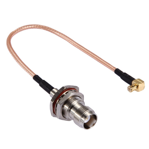 Cavo RG316 15 cm con gomito a 90 gradi da TNC Maschio a MCX Maschio