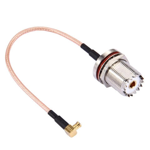 Cavo UHF Femmina a Maschio MCX con Gomito 90 Gradi RG316 - 15 cm