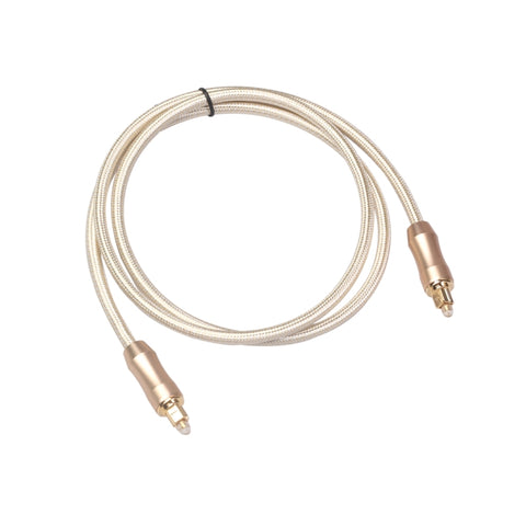 Cavo audio intrecciato en fibre optique Toslink SPDIF QHG02 placcato oro, longhezza: 1 m, 1m