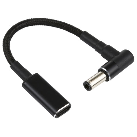 Cavo in Nylon con Adattatore Angolare USB-C PD 100W 18,5-20V 6,0x0,6mm