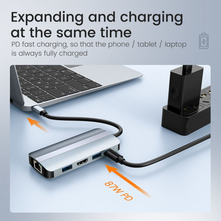 9-in-1 USB-C Hub Adapter for Ultimate Connectivity Solution