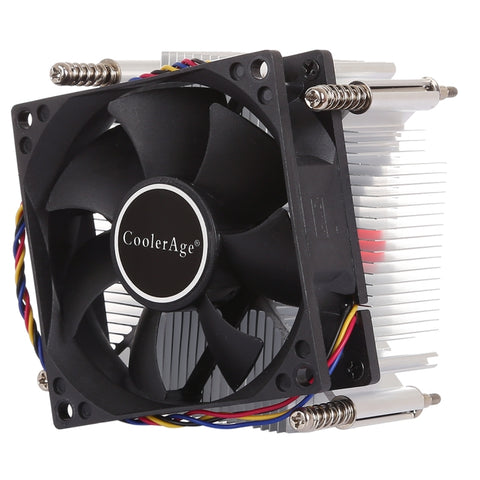 Dissipatore di calore con ventola silenziosa silenziosa per CPU a 4 pin per Intel 1155/1151/i3/i5, Intel 1155 / 1151 / i3 / i5