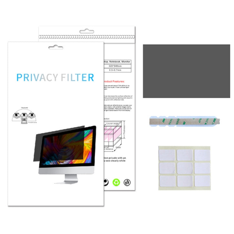 Proteggi schermo antiriflesso opaco universale per laptop da 23 pollici, dimensioni: 509 x 286 mm, Size: 509 x 286mm