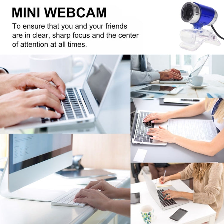 Webcam HXSJ A860 HD 480P 30fps per Desktop e Laptop con Microfono