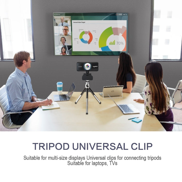 Webcam HXSJ S90 HD 720P 30fps con Microfono Fonoassorbente - Cavo da