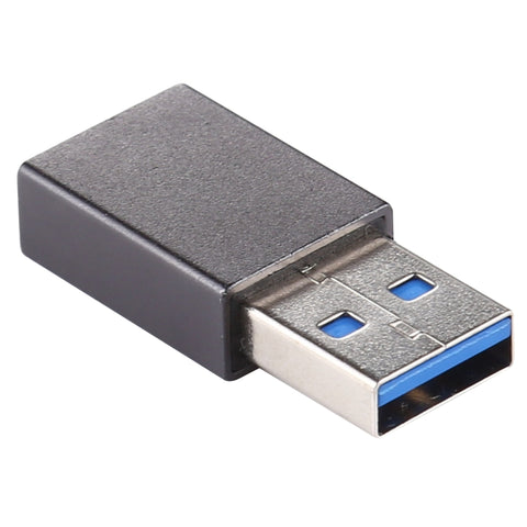 Adaptateur USB 3.0 mâle vers Type-C femelle en alliage d'aluminium, USB 3.0 mâle vers Type-C femelle