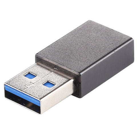 Adaptateur USB 3.0 mâle vers Type-C femelle en alliage d'aluminium, USB 3.0 mâle vers Type-C femelle
