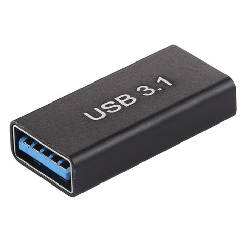 Adaptateur en alliage d'aluminium de type C / USB-C femelle vers USB 3.0 femelle, Type-C femelle vers USB 3.0 femelle