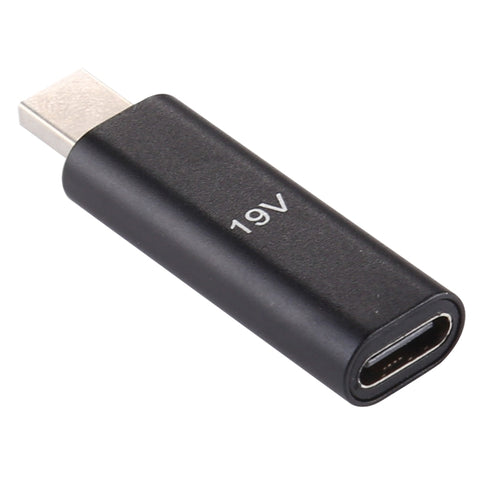 Adattatore da 19 V tipo C/USB-C femmina a PD in lega di alluminio per Asus, 19V Type-C Female to PD(Black), 19V Type-C Female to PD(Silver)