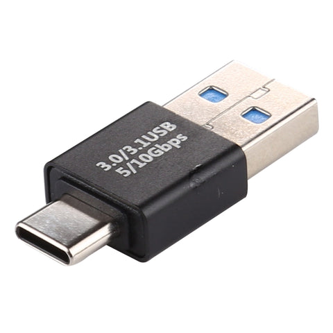 Adaptateur en alliage d'aluminium de type C / USB-C vers USB 3.0, Type-C mâle vers USB 3.0 mâle