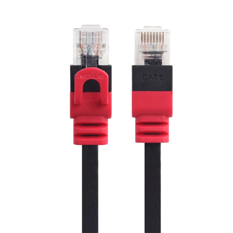 Cavo di rete LAN Gigabit RJ45 Ethernet piatto REXLIS CAT6-3 CAT6, lunghezza: 1 m, Length: 1m