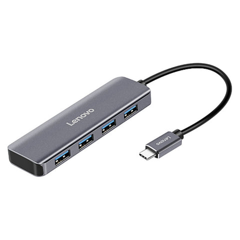 Hub splitter convertitore Lenovo C04 4 in 1 da tipo C / USB-C a USB-C, C04