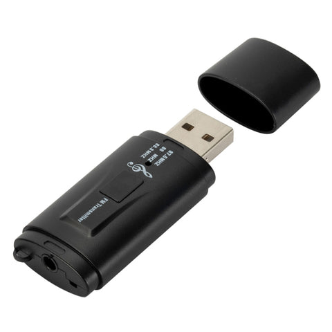 MSD128 Transmetteur FM pour haut-parleur en mode Vivavoce Bluetooth pour voiture USB 2 en 1 avec interface AUX de 3,5 mm, MSD128