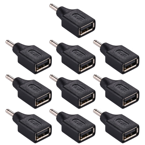 Adattatori USB Maschio-Femmina 3,5x1,35 mm - Confezione da 10 Pezzi