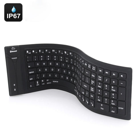 Tastiera Bluetooth pieghevole in silicone JA-11 da 108 tasti