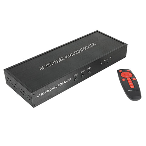 Processore di giunzione multi-schermo con controller video wall HDMI NK-BT88 4K 3X3 con telecomando, EU Plug