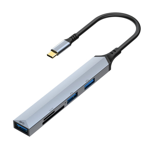 Adattatore HUB per docking station multifunzione V253 5 in 1 da USB-C/Tipo-C a USB, V253