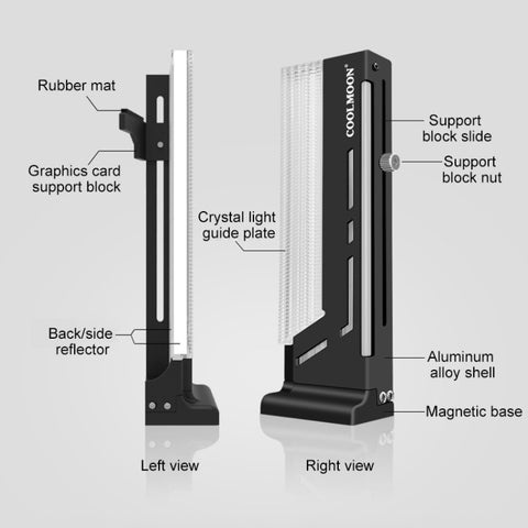 Supporto GPU COOLMOON CM-GH2 5V ARGB