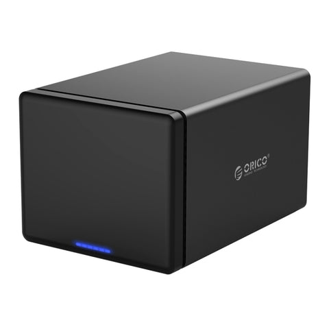 ORICO NS500-RU3 Custodia per disco rigido esterno da USB 3.0 tipo B a SATA a 5 alloggiamenti Custodia per disco rigido con Raid per HDD SATA da 3,5 pollici, supporto protocollo UASP, USB 3.0 Type-B to SATA con Raid