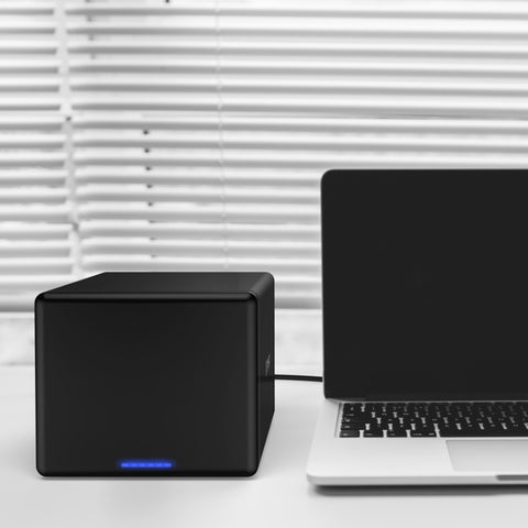 ORICO NS500-RU3 Custodia per disco rigido esterno da USB 3.0 tipo B a SATA a 5 alloggiamenti Custodia per disco rigido con Raid per HDD SATA da 3,5 pollici, supporto protocollo UASP, USB 3.0 Type-B to SATA con Raid