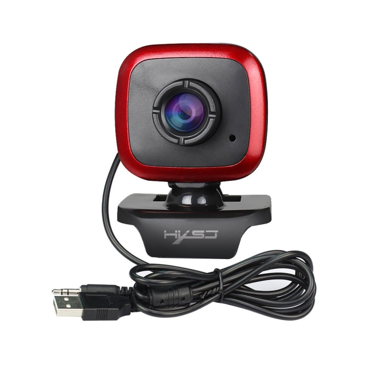 Webcam HD HXSJ A849 per PC, 480P, con microfono e rotazione a 360