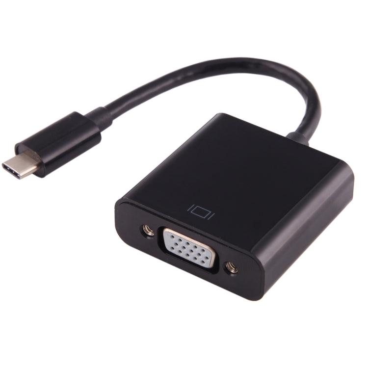 cavo-adattatore-usb-c-type-c-3-1-maschio-a-vga-femmina-per-macbook-12-pollici-chromebook-pixel-2015-nokia-n1-tablet-pc-lunghezza-circa-10-cm - immagine 2