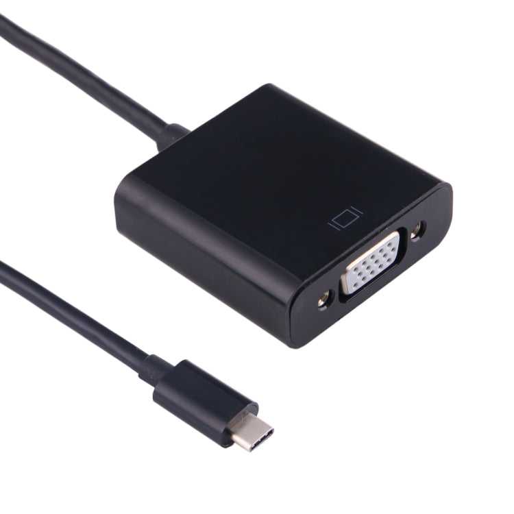 cavo-adattatore-usb-c-type-c-3-1-maschio-a-vga-femmina-per-macbook-12-pollici-chromebook-pixel-2015-nokia-n1-tablet-pc-lunghezza-circa-10-cm - immagine 3