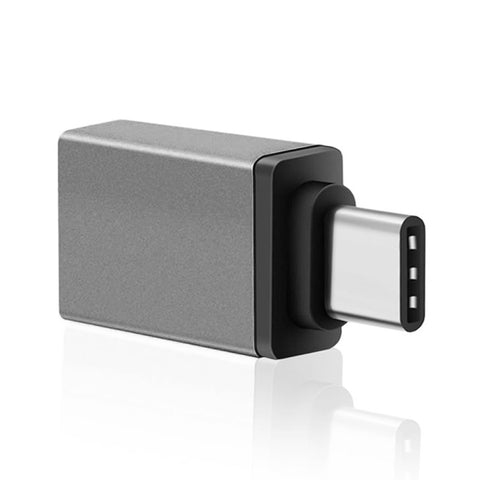 Adaptateur de données/chargeur de batterie USB-C/Type-C 3.1 pour femme USB 3.0 en alliage d'aluminium