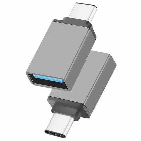 Adaptateur de données/chargeur de batterie USB-C/Type-C 3.1 pour femme USB 3.0 en alliage d'aluminium