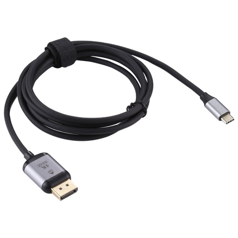 Adaptateur secteur 4K 60 Hz type C/USB-C pour masque DP, longueur : 1,8 m, DP mâle