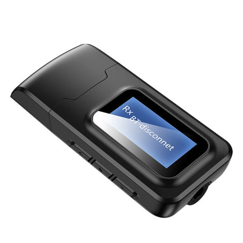 T11B Adaptateur audio pour transformateur et lecteur USB Bluetooth 5.0 2 en 1 avec écran LCD, T11B