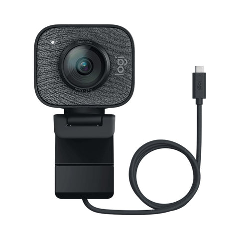 Logitech StreamCam Full HD 1080P/60fps Messa a fuoco automatica Porta USB-C/Type-C Webcam per giochi con trasmissione in tempo reale, microfono integrato